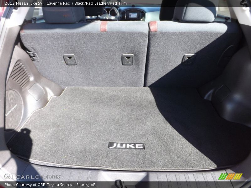 Cayenne Red / Black/Red Leather/Red Trim 2012 Nissan Juke SV
