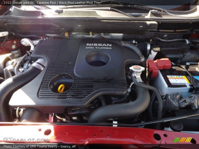 Cayenne Red / Black/Red Leather/Red Trim 2012 Nissan Juke SV