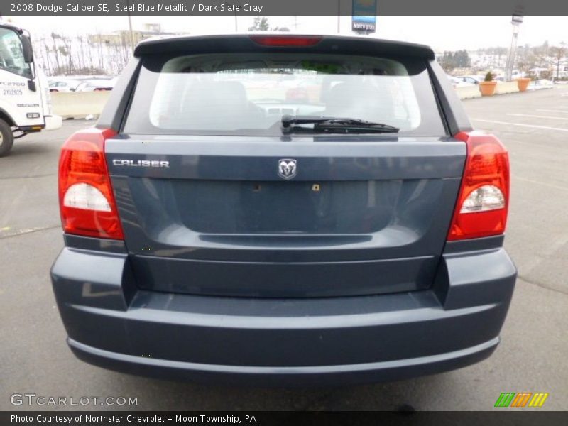 Steel Blue Metallic / Dark Slate Gray 2008 Dodge Caliber SE