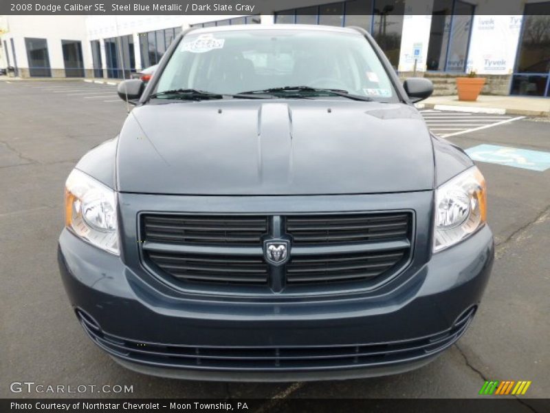 Steel Blue Metallic / Dark Slate Gray 2008 Dodge Caliber SE
