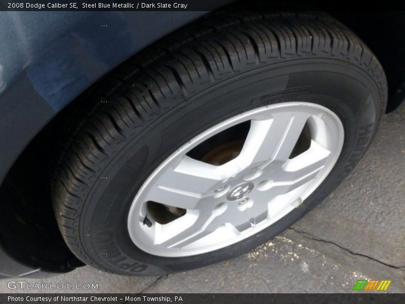 Steel Blue Metallic / Dark Slate Gray 2008 Dodge Caliber SE