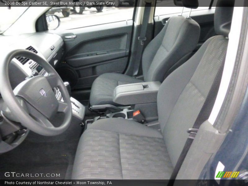 Steel Blue Metallic / Dark Slate Gray 2008 Dodge Caliber SE