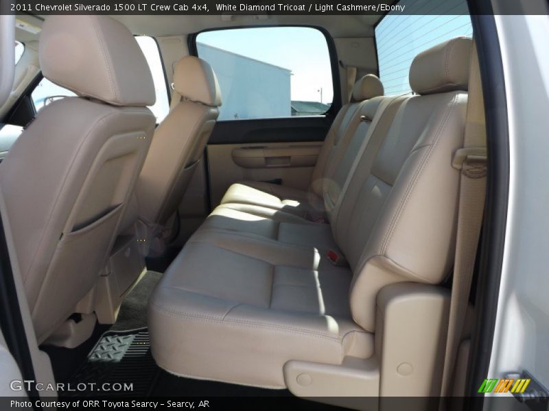 White Diamond Tricoat / Light Cashmere/Ebony 2011 Chevrolet Silverado 1500 LT Crew Cab 4x4