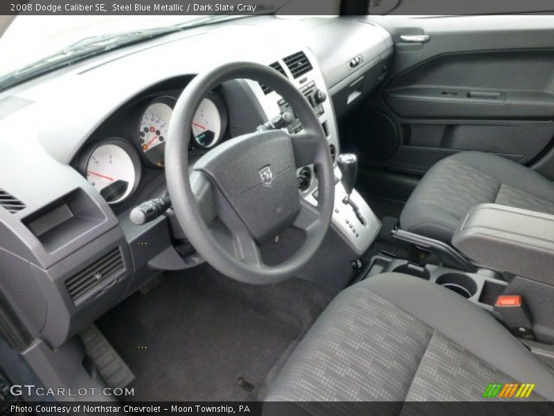Steel Blue Metallic / Dark Slate Gray 2008 Dodge Caliber SE