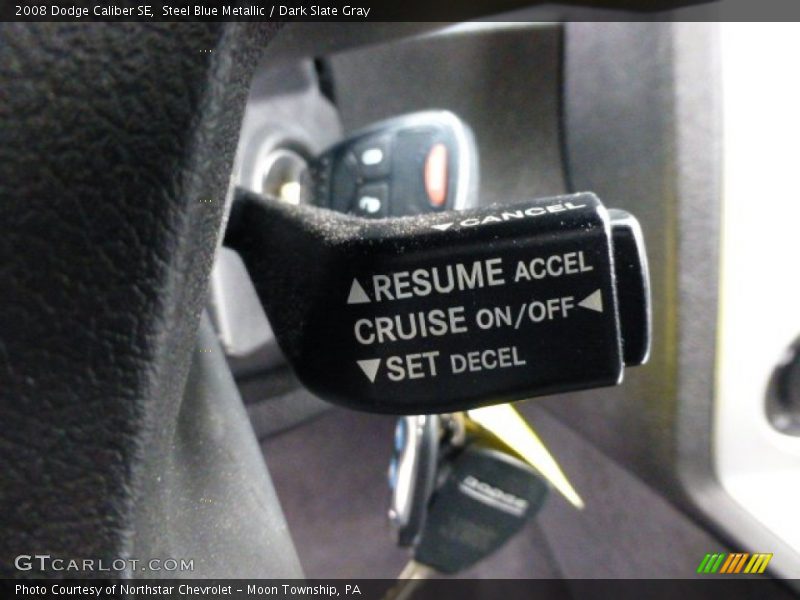 Steel Blue Metallic / Dark Slate Gray 2008 Dodge Caliber SE