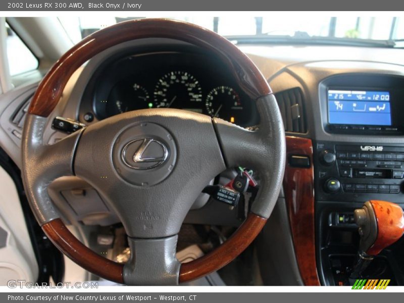 Black Onyx / Ivory 2002 Lexus RX 300 AWD