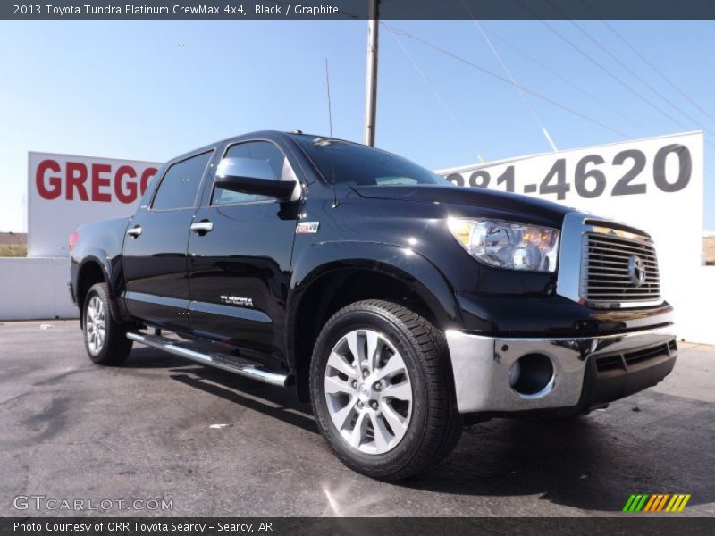 Black / Graphite 2013 Toyota Tundra Platinum CrewMax 4x4
