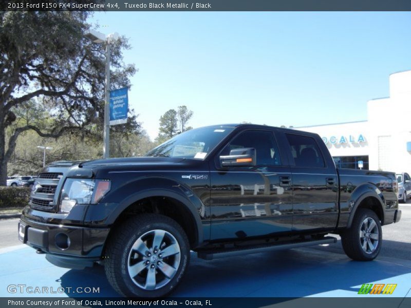 Tuxedo Black Metallic / Black 2013 Ford F150 FX4 SuperCrew 4x4