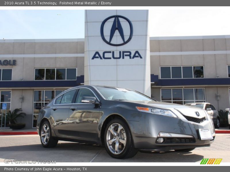 Polished Metal Metallic / Ebony 2010 Acura TL 3.5 Technology