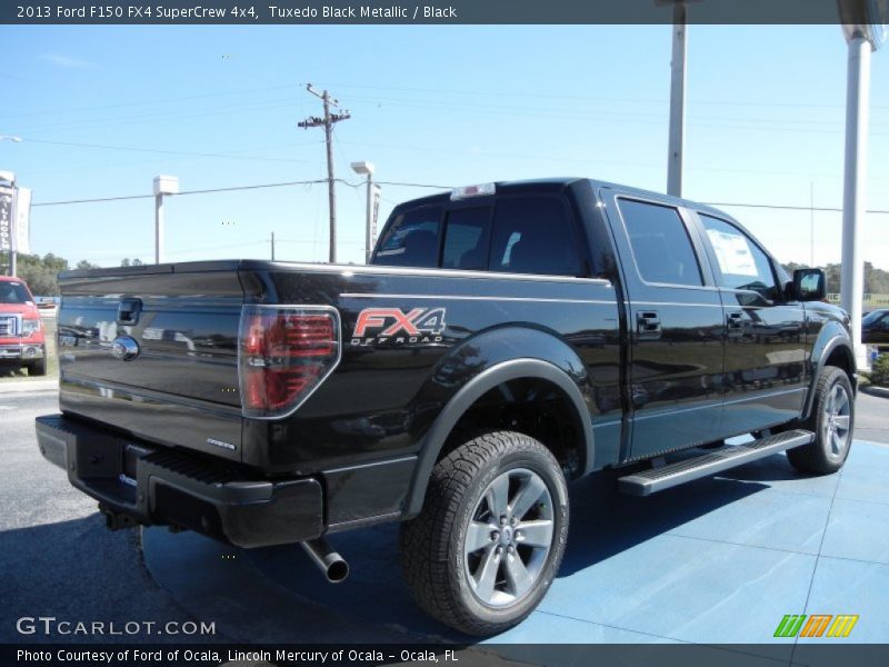 Tuxedo Black Metallic / Black 2013 Ford F150 FX4 SuperCrew 4x4
