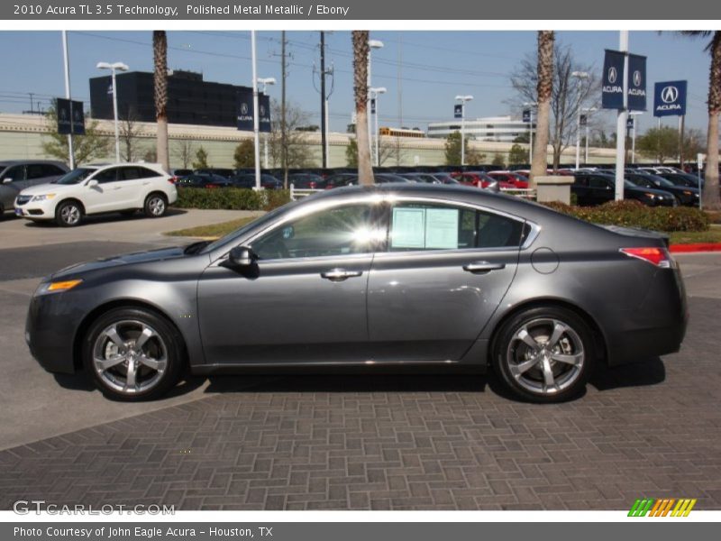 Polished Metal Metallic / Ebony 2010 Acura TL 3.5 Technology