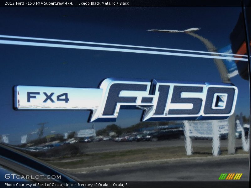Tuxedo Black Metallic / Black 2013 Ford F150 FX4 SuperCrew 4x4
