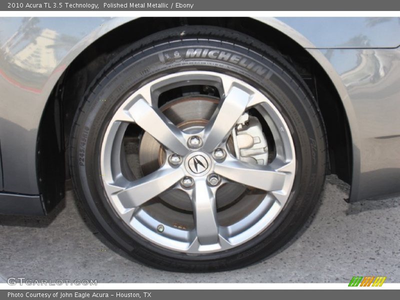 Polished Metal Metallic / Ebony 2010 Acura TL 3.5 Technology