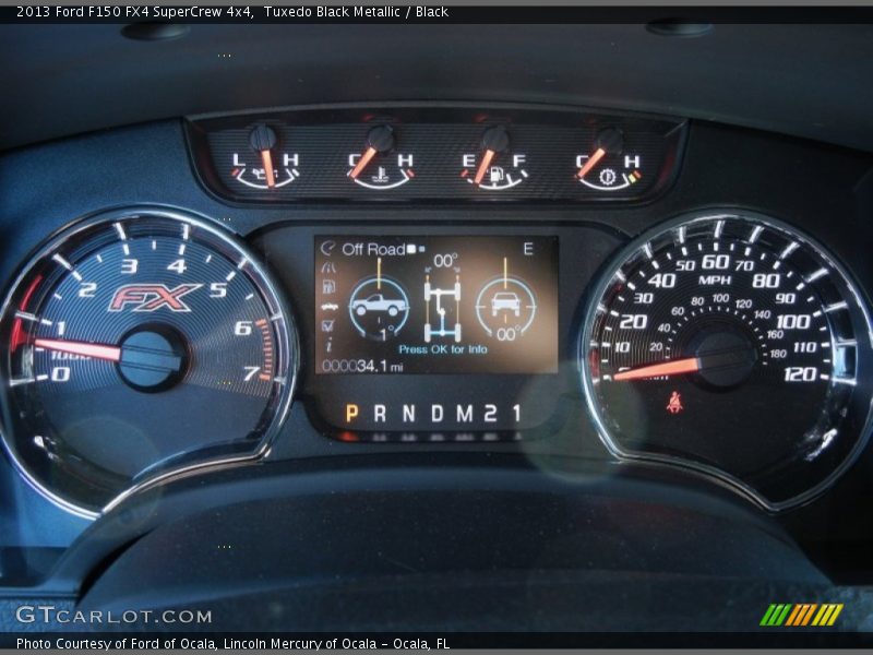Tuxedo Black Metallic / Black 2013 Ford F150 FX4 SuperCrew 4x4