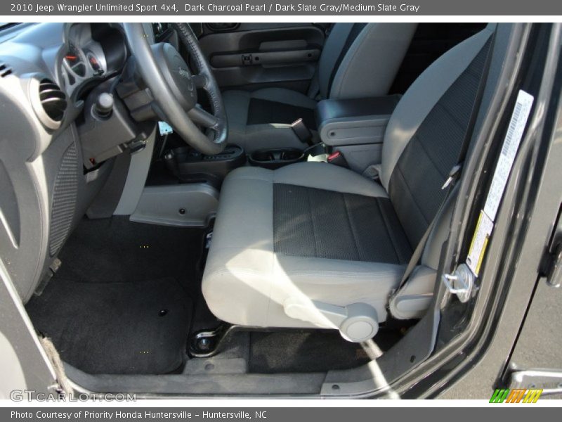 Dark Charcoal Pearl / Dark Slate Gray/Medium Slate Gray 2010 Jeep Wrangler Unlimited Sport 4x4