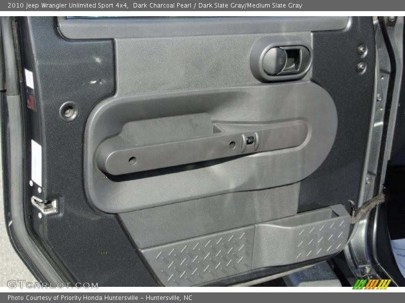 Dark Charcoal Pearl / Dark Slate Gray/Medium Slate Gray 2010 Jeep Wrangler Unlimited Sport 4x4
