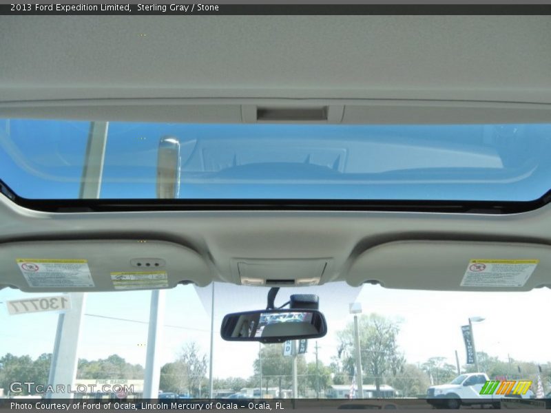Sunroof of 2013 Expedition Limited