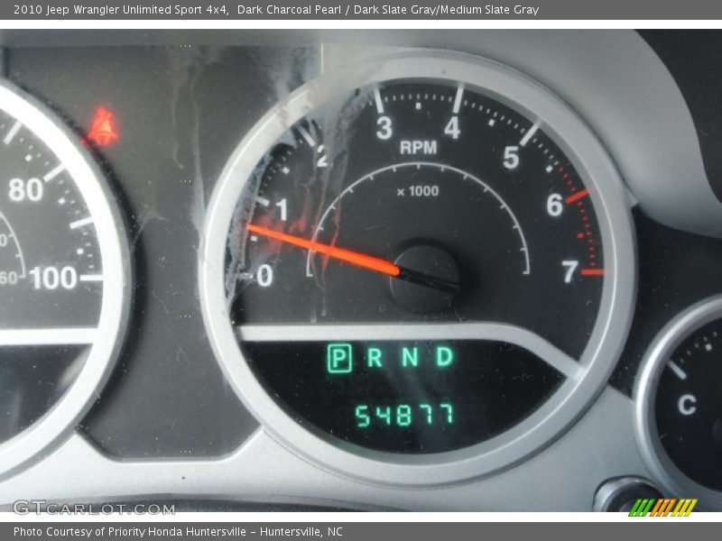 Dark Charcoal Pearl / Dark Slate Gray/Medium Slate Gray 2010 Jeep Wrangler Unlimited Sport 4x4