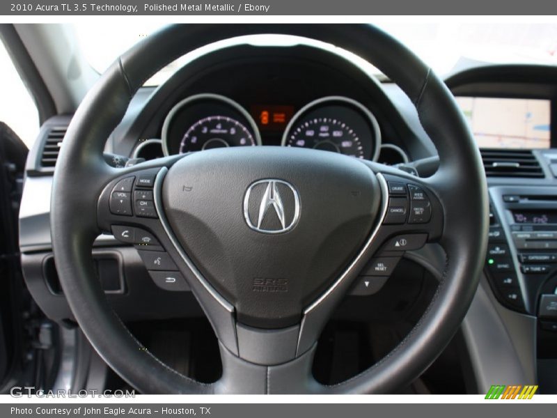 Polished Metal Metallic / Ebony 2010 Acura TL 3.5 Technology