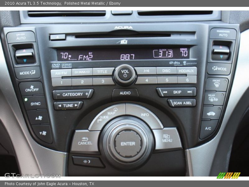 Polished Metal Metallic / Ebony 2010 Acura TL 3.5 Technology