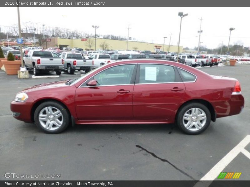 Red Jewel Tintcoat / Ebony 2010 Chevrolet Impala LT