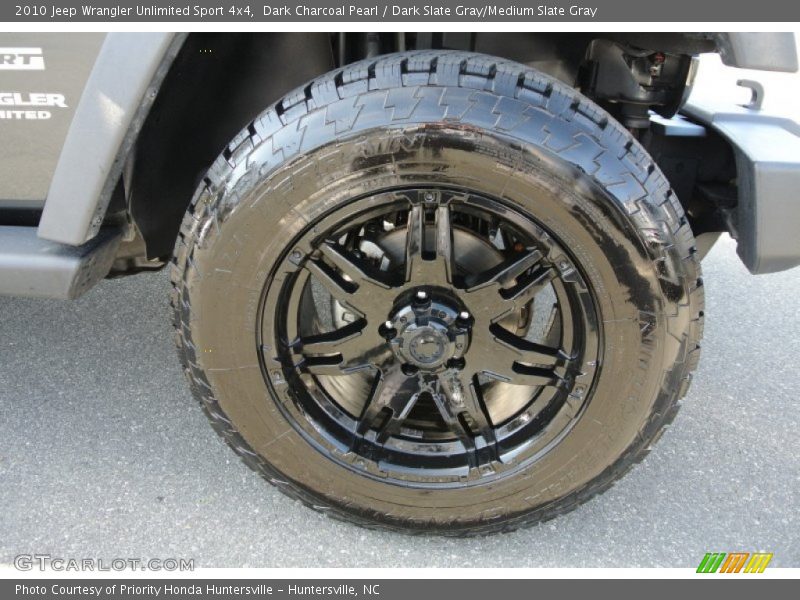 Dark Charcoal Pearl / Dark Slate Gray/Medium Slate Gray 2010 Jeep Wrangler Unlimited Sport 4x4
