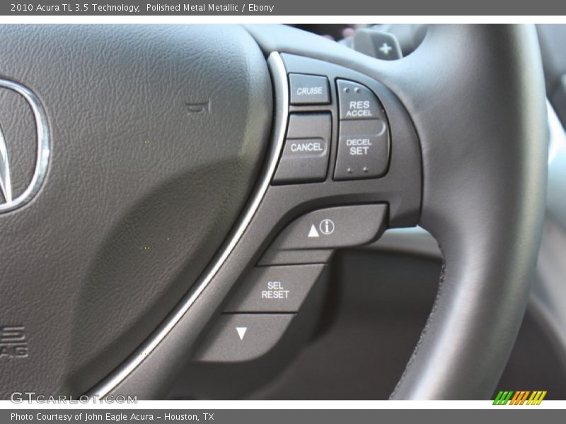 Polished Metal Metallic / Ebony 2010 Acura TL 3.5 Technology
