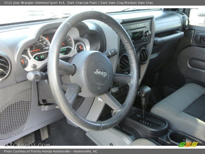 Dark Charcoal Pearl / Dark Slate Gray/Medium Slate Gray 2010 Jeep Wrangler Unlimited Sport 4x4