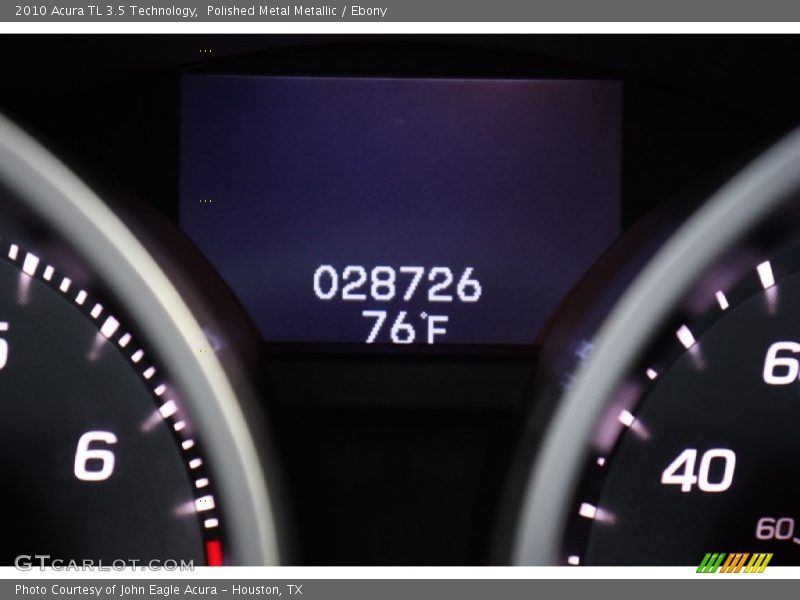 Polished Metal Metallic / Ebony 2010 Acura TL 3.5 Technology
