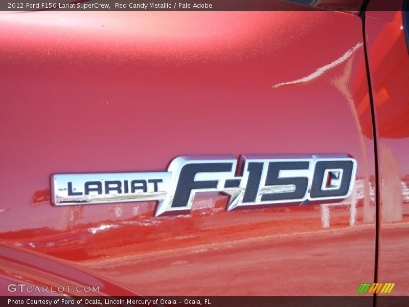 Red Candy Metallic / Pale Adobe 2012 Ford F150 Lariat SuperCrew