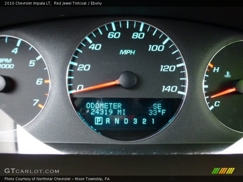 Red Jewel Tintcoat / Ebony 2010 Chevrolet Impala LT