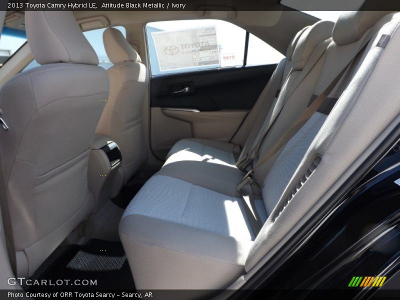 Attitude Black Metallic / Ivory 2013 Toyota Camry Hybrid LE