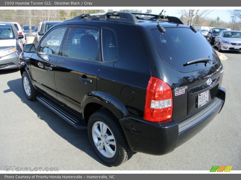 Obsidian Black / Gray 2009 Hyundai Tucson GLS