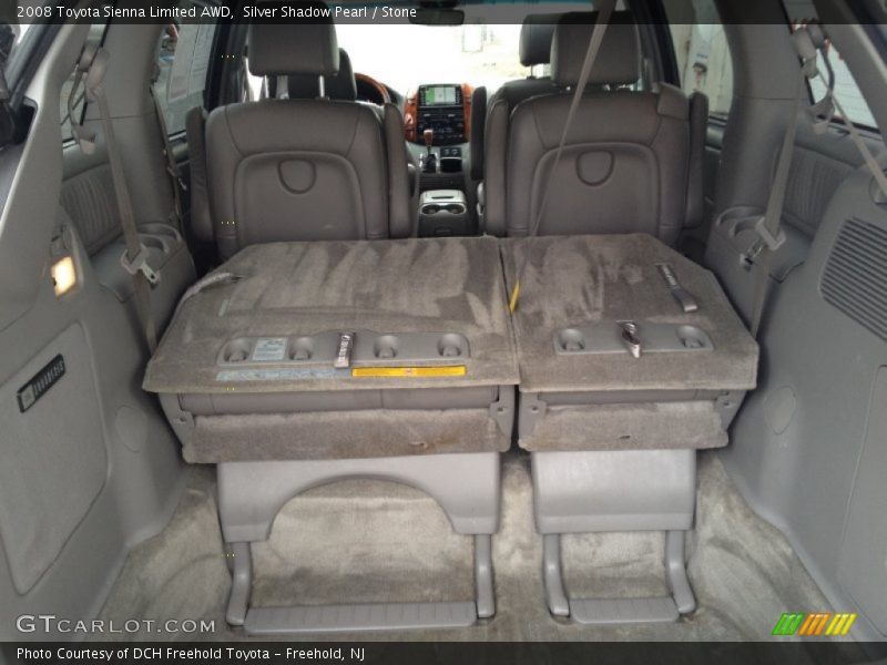 Silver Shadow Pearl / Stone 2008 Toyota Sienna Limited AWD