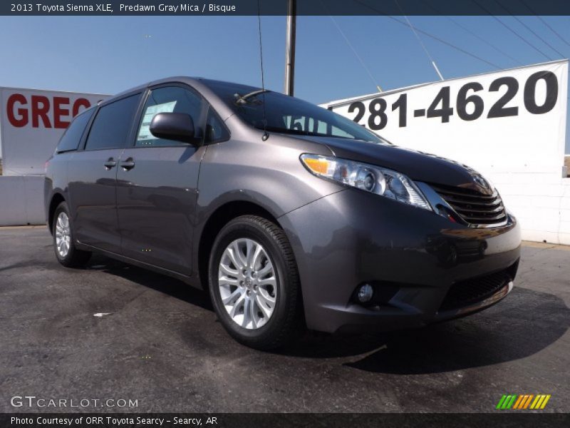 Predawn Gray Mica / Bisque 2013 Toyota Sienna XLE