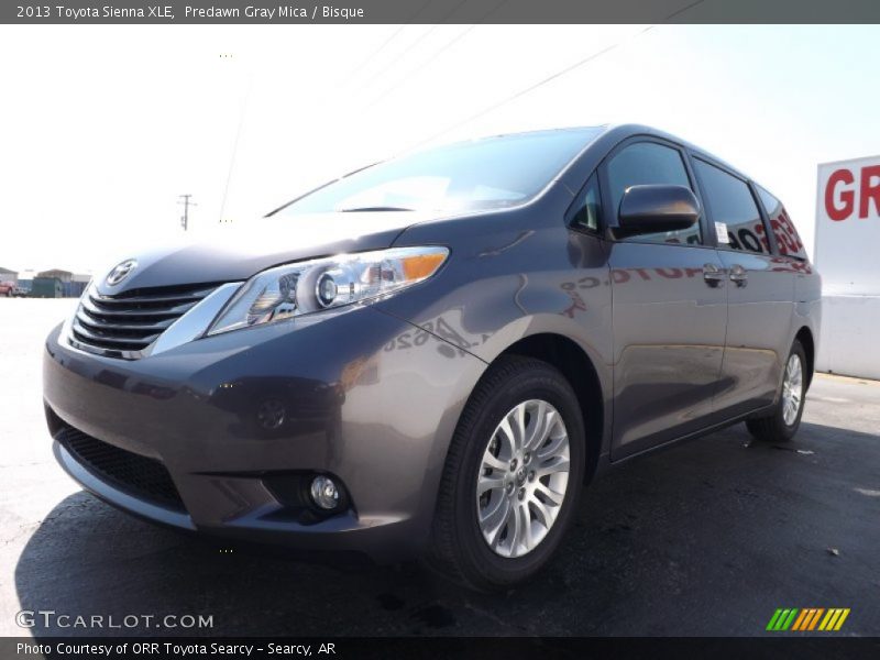 Predawn Gray Mica / Bisque 2013 Toyota Sienna XLE