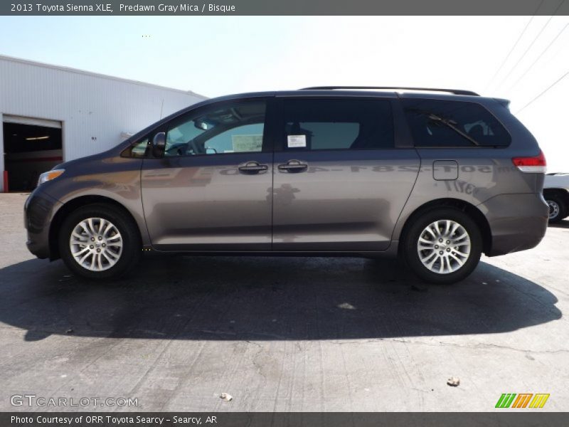 Predawn Gray Mica / Bisque 2013 Toyota Sienna XLE