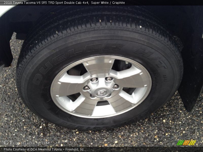 Super White / Graphite 2010 Toyota Tacoma V6 SR5 TRD Sport Double Cab 4x4