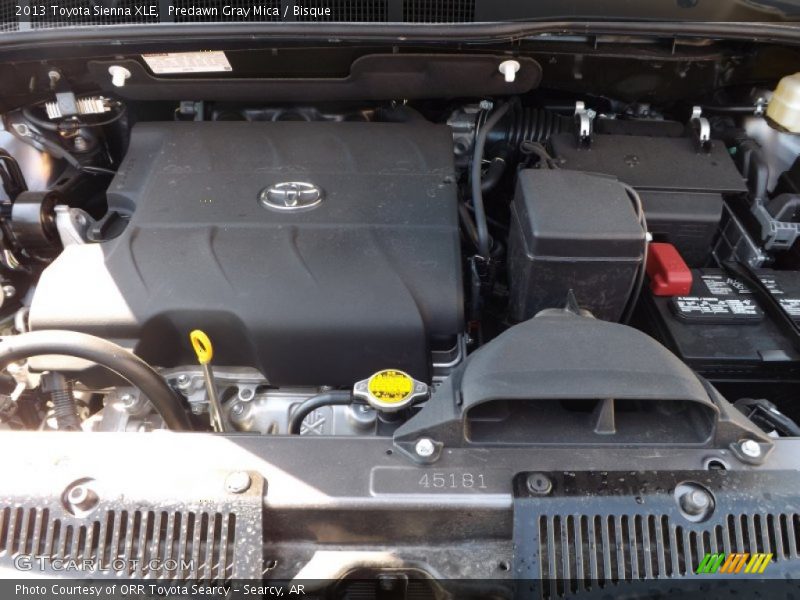Predawn Gray Mica / Bisque 2013 Toyota Sienna XLE