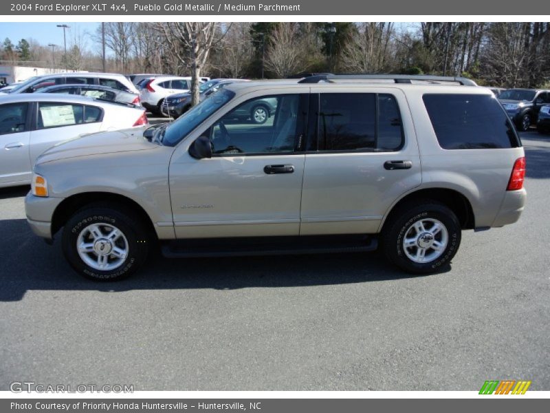 Pueblo Gold Metallic / Medium Parchment 2004 Ford Explorer XLT 4x4