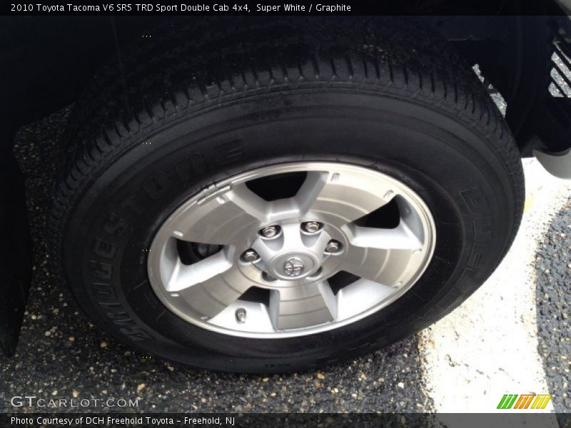 Super White / Graphite 2010 Toyota Tacoma V6 SR5 TRD Sport Double Cab 4x4