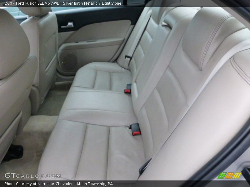 Silver Birch Metallic / Light Stone 2007 Ford Fusion SEL V6 AWD