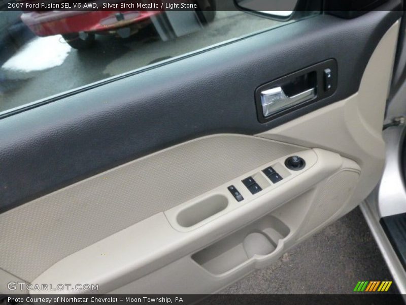 Silver Birch Metallic / Light Stone 2007 Ford Fusion SEL V6 AWD