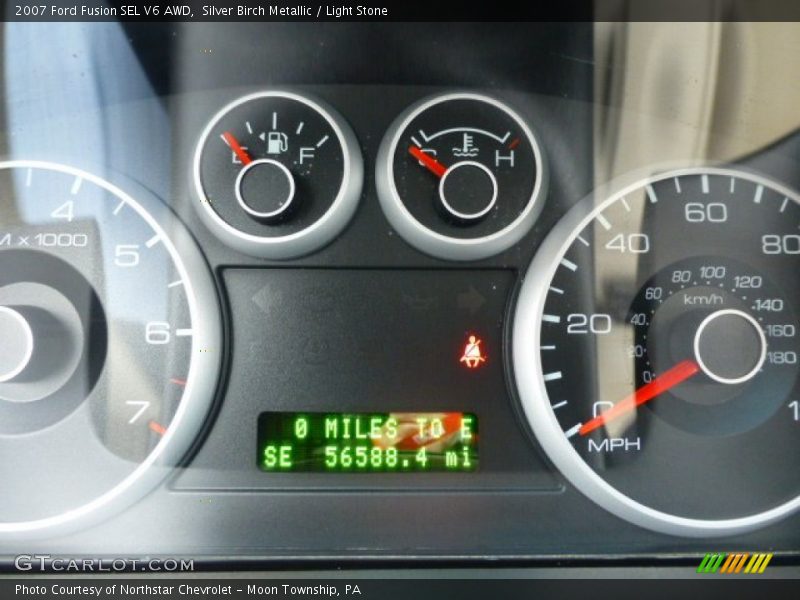 Silver Birch Metallic / Light Stone 2007 Ford Fusion SEL V6 AWD