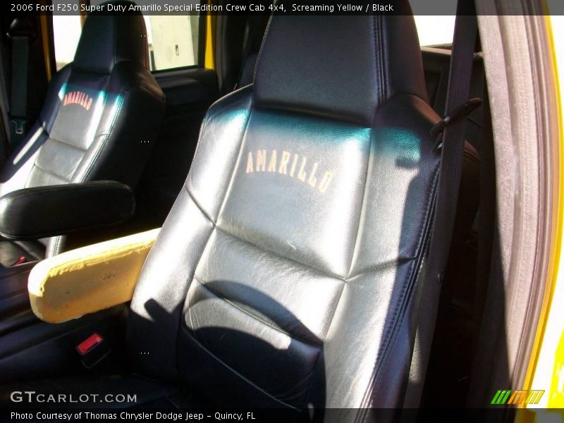 Screaming Yellow / Black 2006 Ford F250 Super Duty Amarillo Special Edition Crew Cab 4x4
