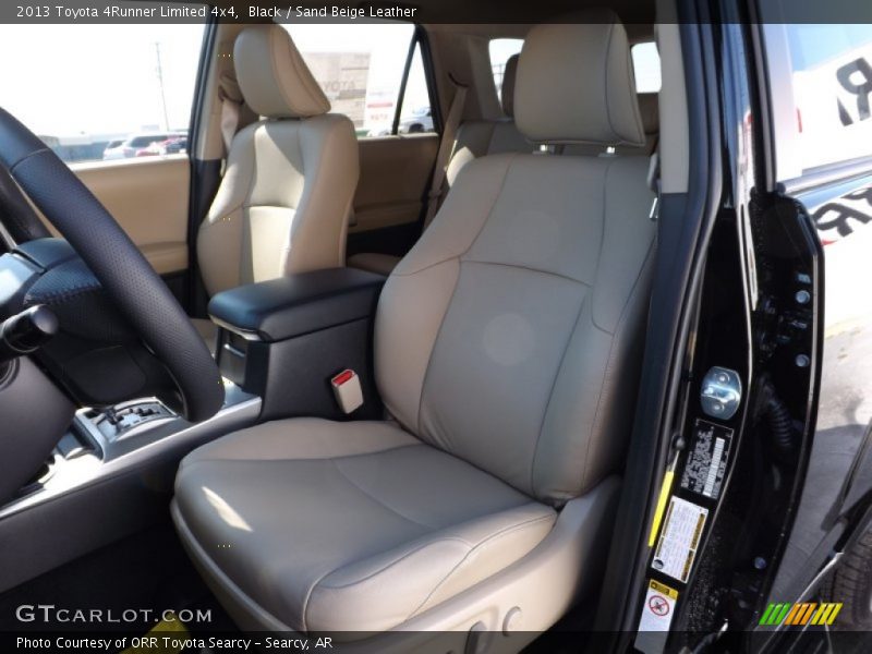 Black / Sand Beige Leather 2013 Toyota 4Runner Limited 4x4