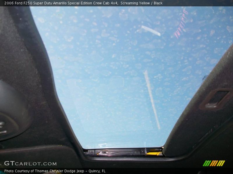 Screaming Yellow / Black 2006 Ford F250 Super Duty Amarillo Special Edition Crew Cab 4x4