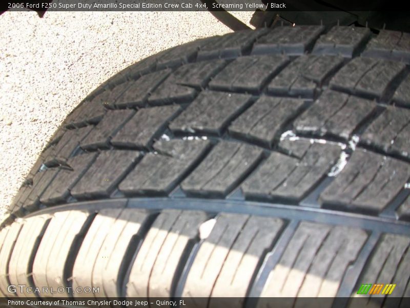 Screaming Yellow / Black 2006 Ford F250 Super Duty Amarillo Special Edition Crew Cab 4x4