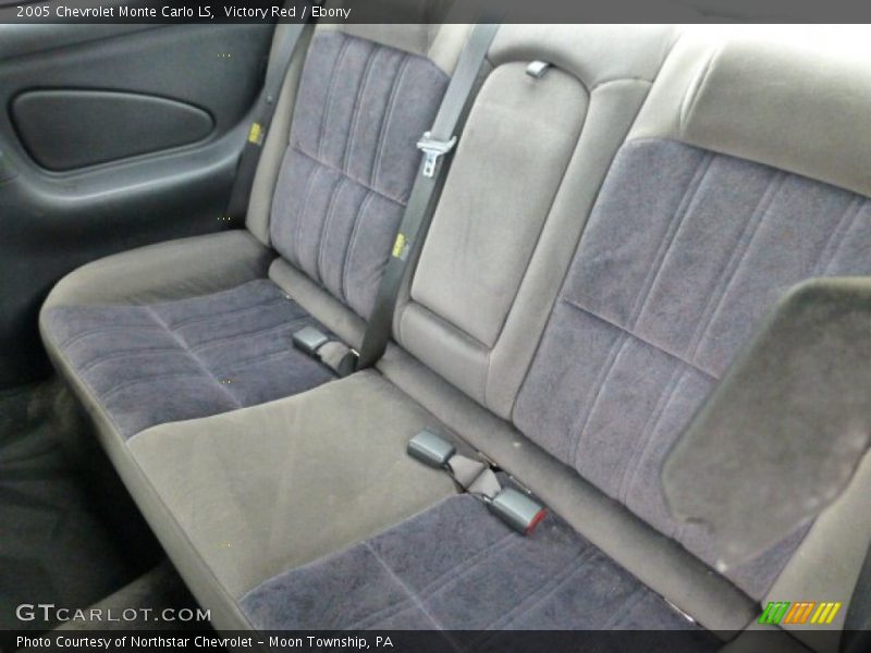 Rear Seat of 2005 Monte Carlo LS