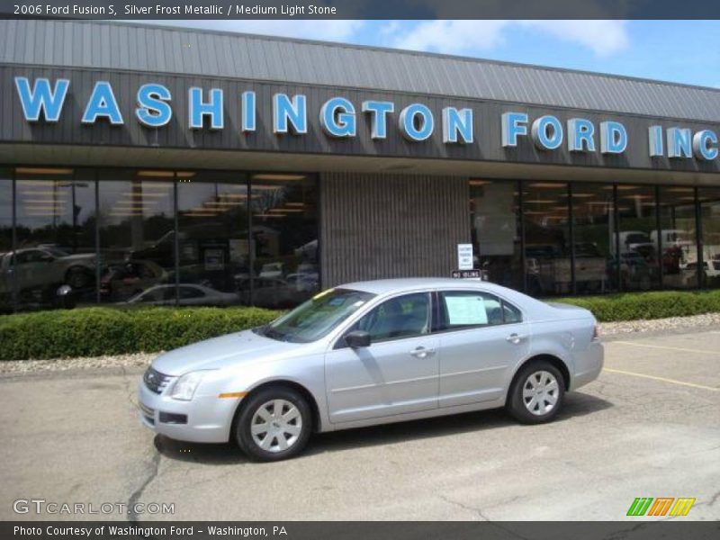 Silver Frost Metallic / Medium Light Stone 2006 Ford Fusion S